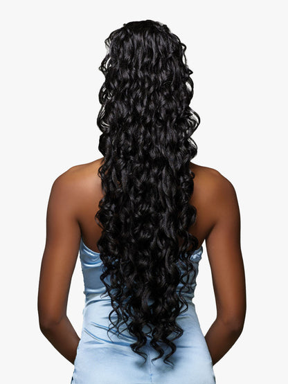 SENSATIONNEL Synthetic Braided Bun with Drawstring - GLAM UPDO UNIT 2