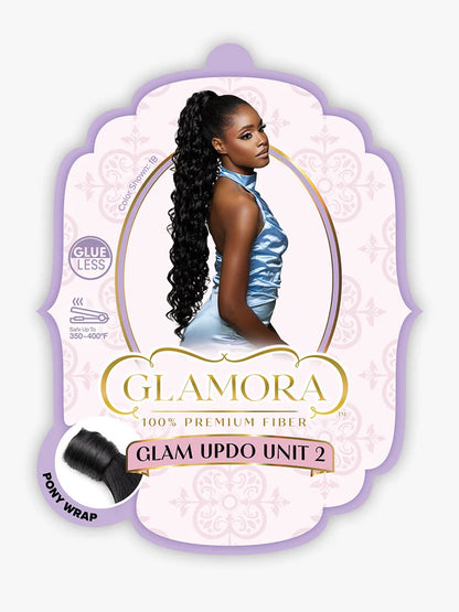 SENSATIONNEL Synthetic Braided Bun with Drawstring - GLAM UPDO UNIT 2
