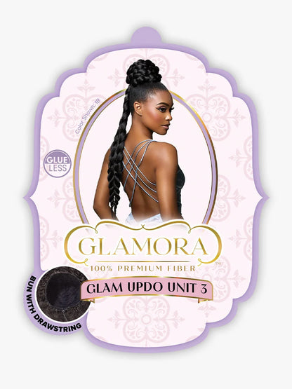 SENSATIONNEL Synthetic Braided Bun with Drawstring - GLAM UPDO UNIT 3