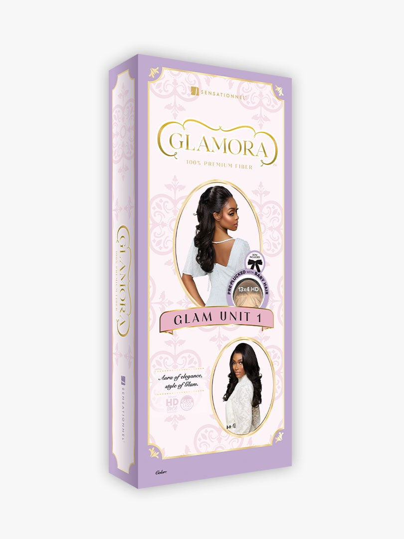SENSATIONNEL Glamora Synthetic 13X4 HD Lace Front Wig - GLAM UNIT 1