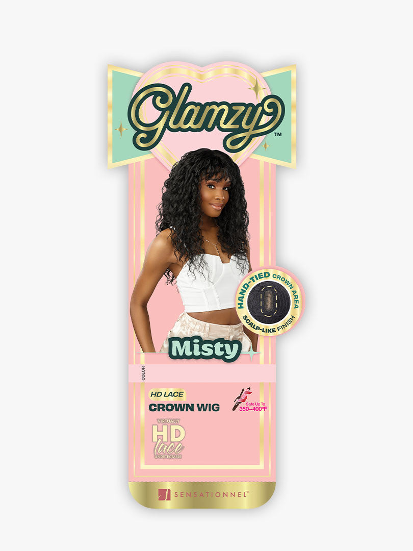 SENSATIONNEL Glamzy Glueless HD Lace Crown Wig - Misty