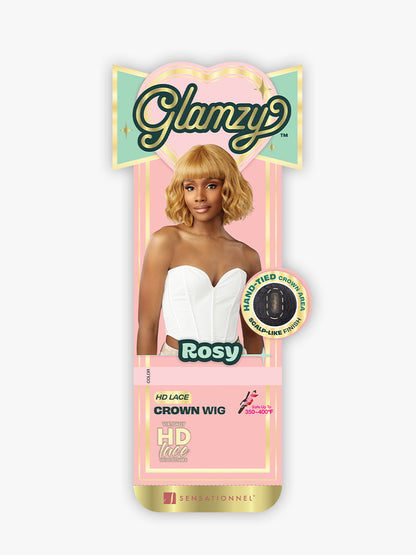 SENSATIONNEL Glamzy Glueless HD Lace Crown Wig - ROSY