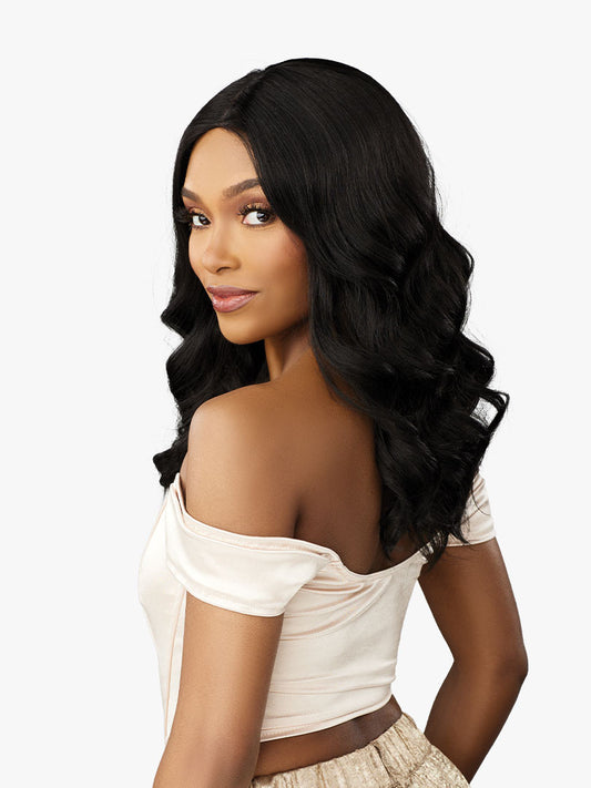 SENSATIONNEL Glamzy Glueless V-Part HD Lace Parting Wig - ARIA