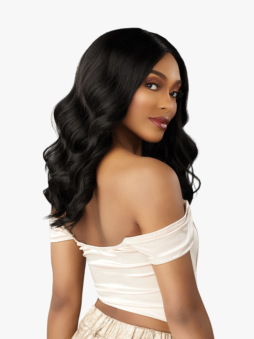 SENSATIONNEL Glamzy Glueless V-Part HD Lace Parting Wig - ARIA
