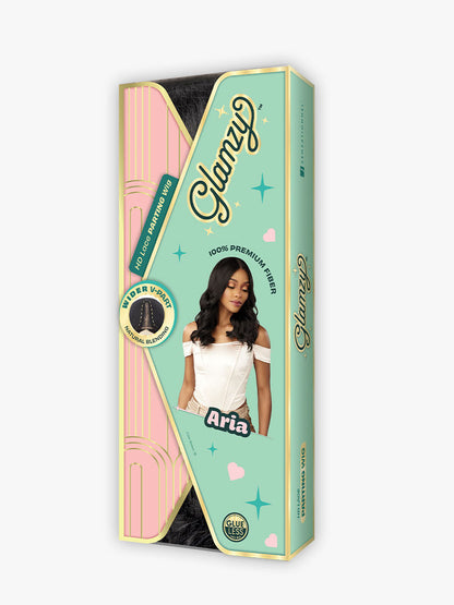 SENSATIONNEL Glamzy Glueless V-Part HD Lace Parting Wig - ARIA