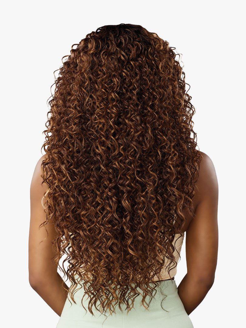 SENSATIONNEL Glamzy Glueless V-Part HD Lace Parting Wig - ZINNIA