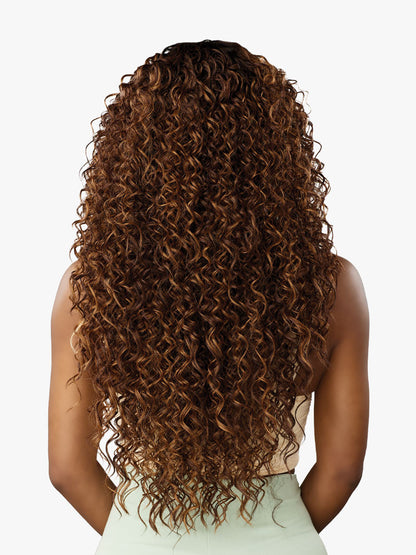 SENSATIONNEL Glamzy Glueless V-Part HD Lace Parting Wig - ZINNIA