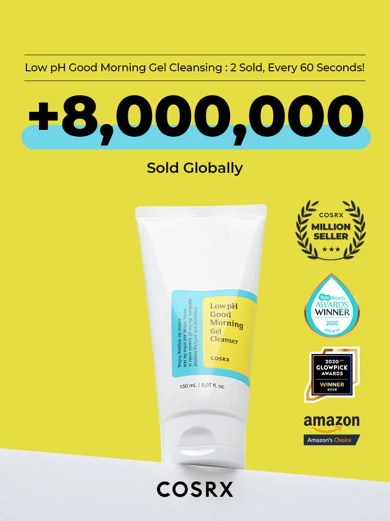 COSRX Low pH Good Morning Gel Cleanser (5.07 oz)