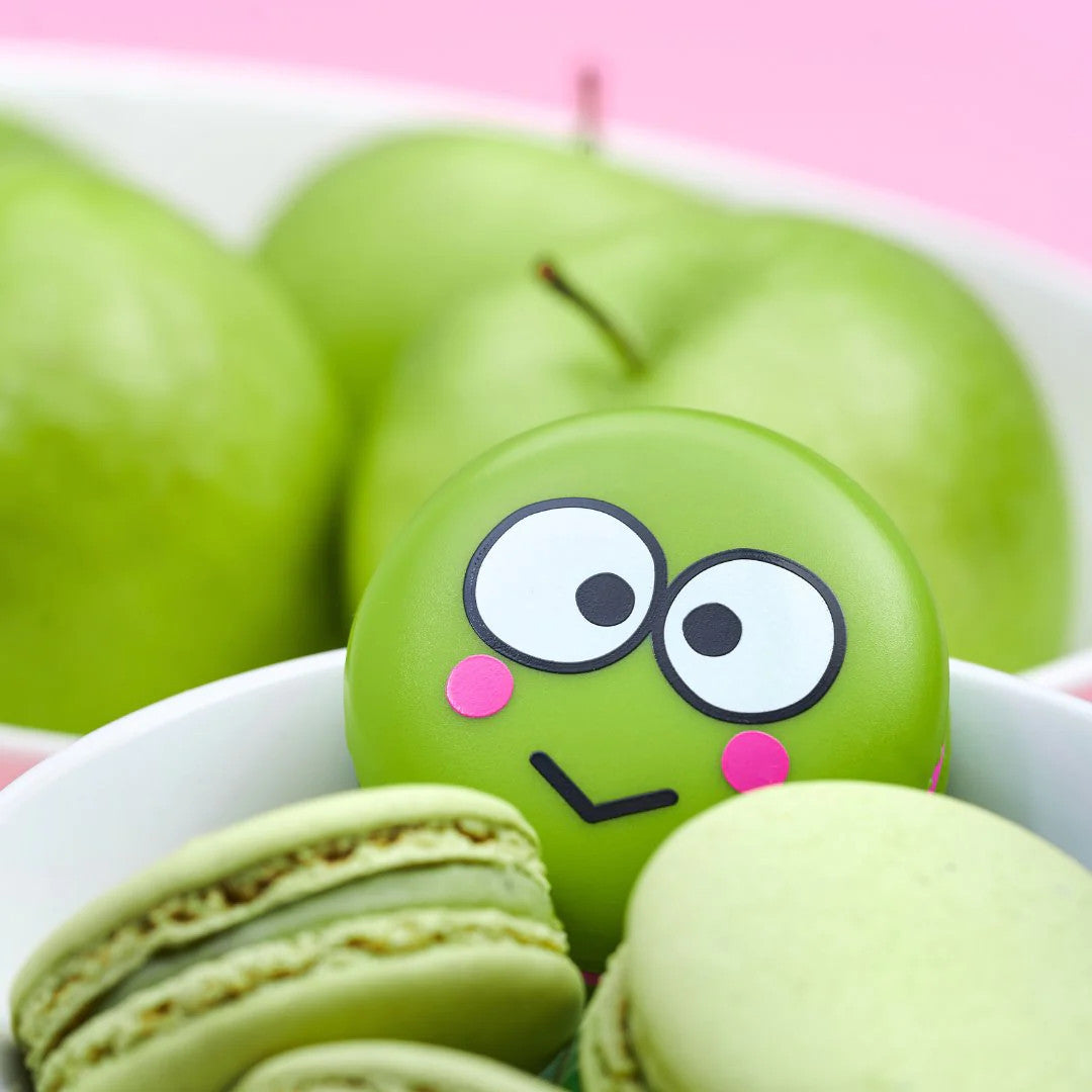 THE CREME SHOP X Keroppi Macaron Lip Balm - Green Apple A Day