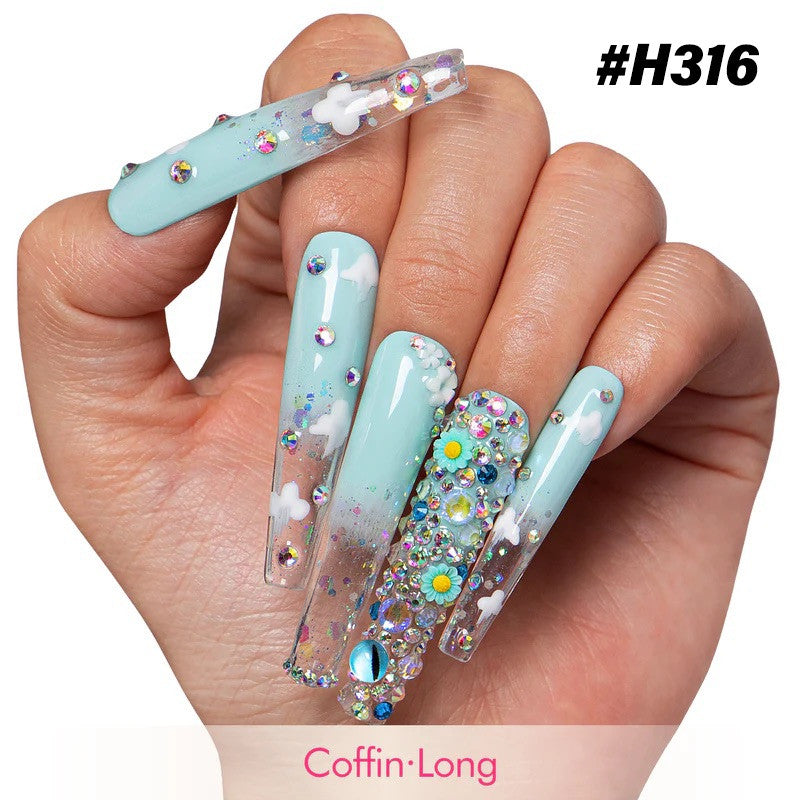 LA FLARE Lovful Nails - COFFIN/LONG