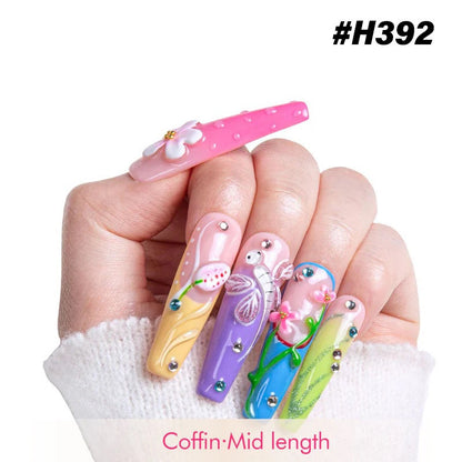 LA FLARE Lovful Nails - COFFIN/MID