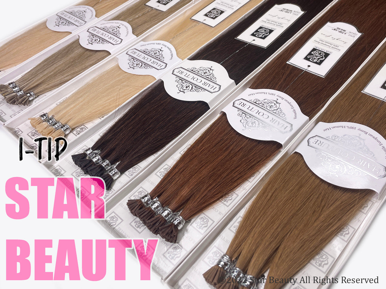 Hair Couture I-Tip Fusion Remy Human Hair Extension