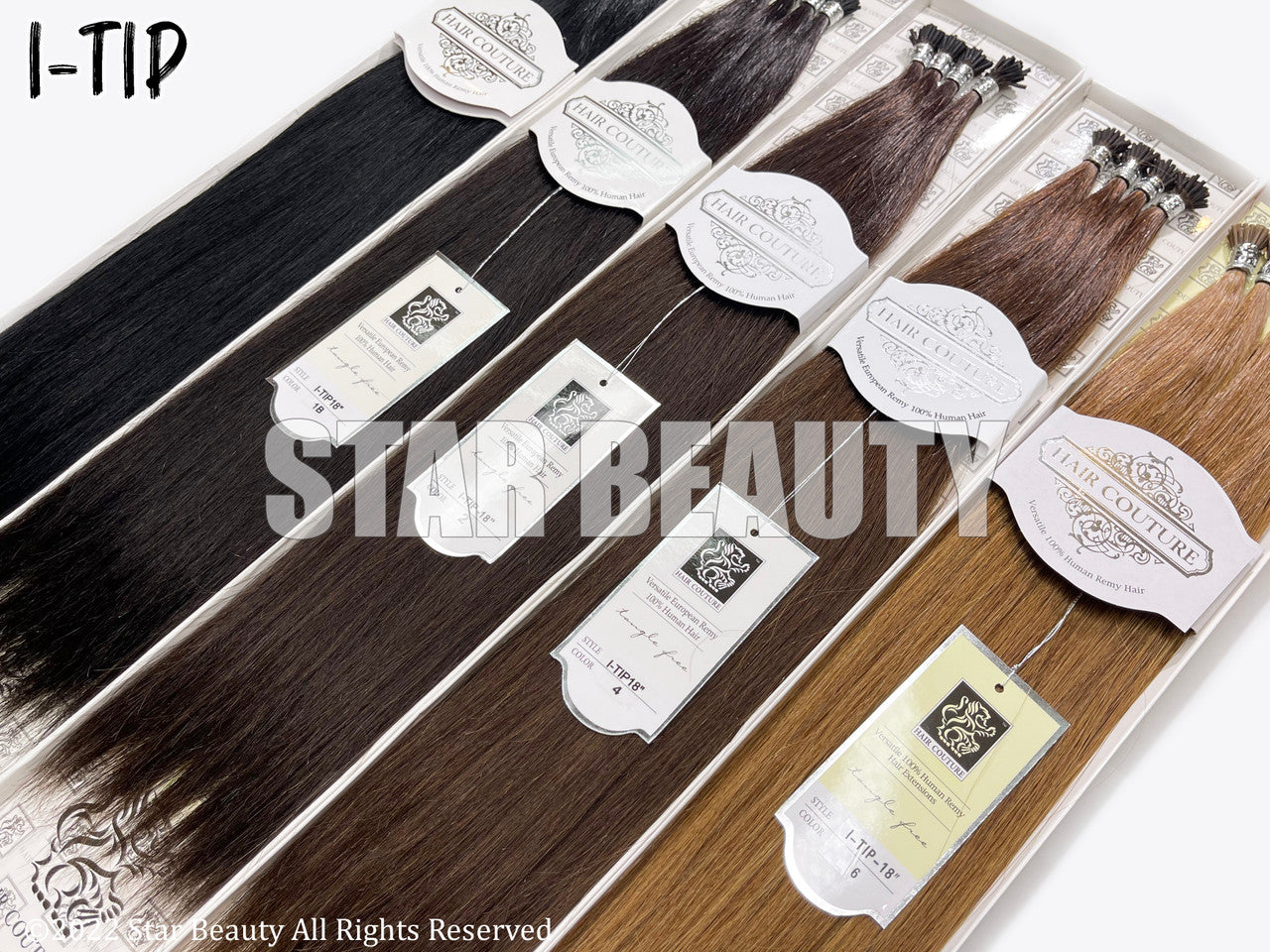 Hair Couture I-Tip Fusion Remy Human Hair Extension
