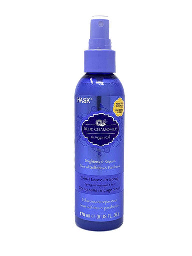 Hask Blue Chamomile Argan Oil 5 in 1 Leave In Spray Conditioner (6 oz)