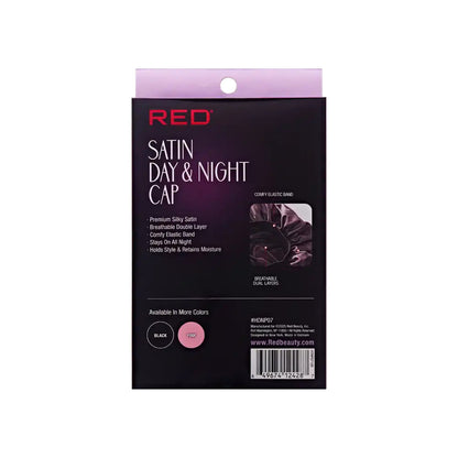 RED Satin Day & Night Cap