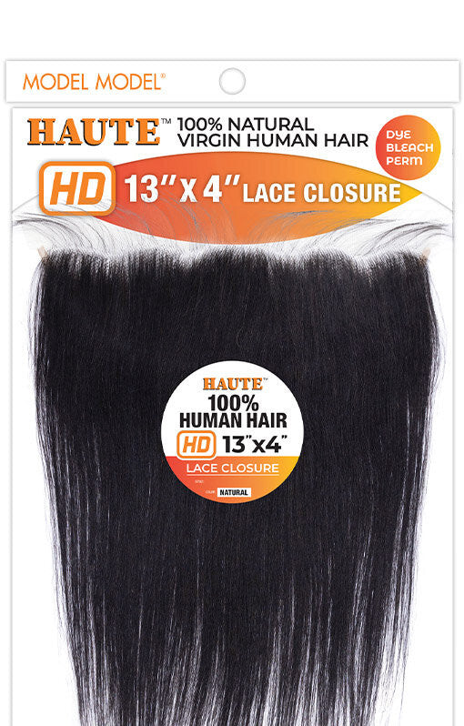 MODELMODEL HAUTE 100% Virgin Human HD 13"X4" STRAIGHT LACE FRONTAL