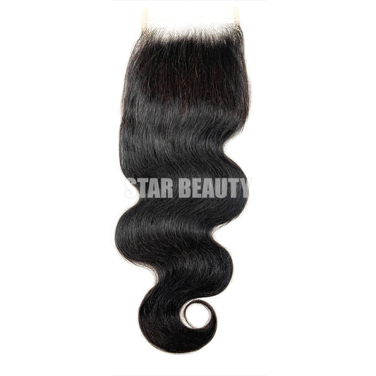 Silver Unprocessed 100% Virgin Remi Human Hair 4X4 HD Lace Closure - Body Wave