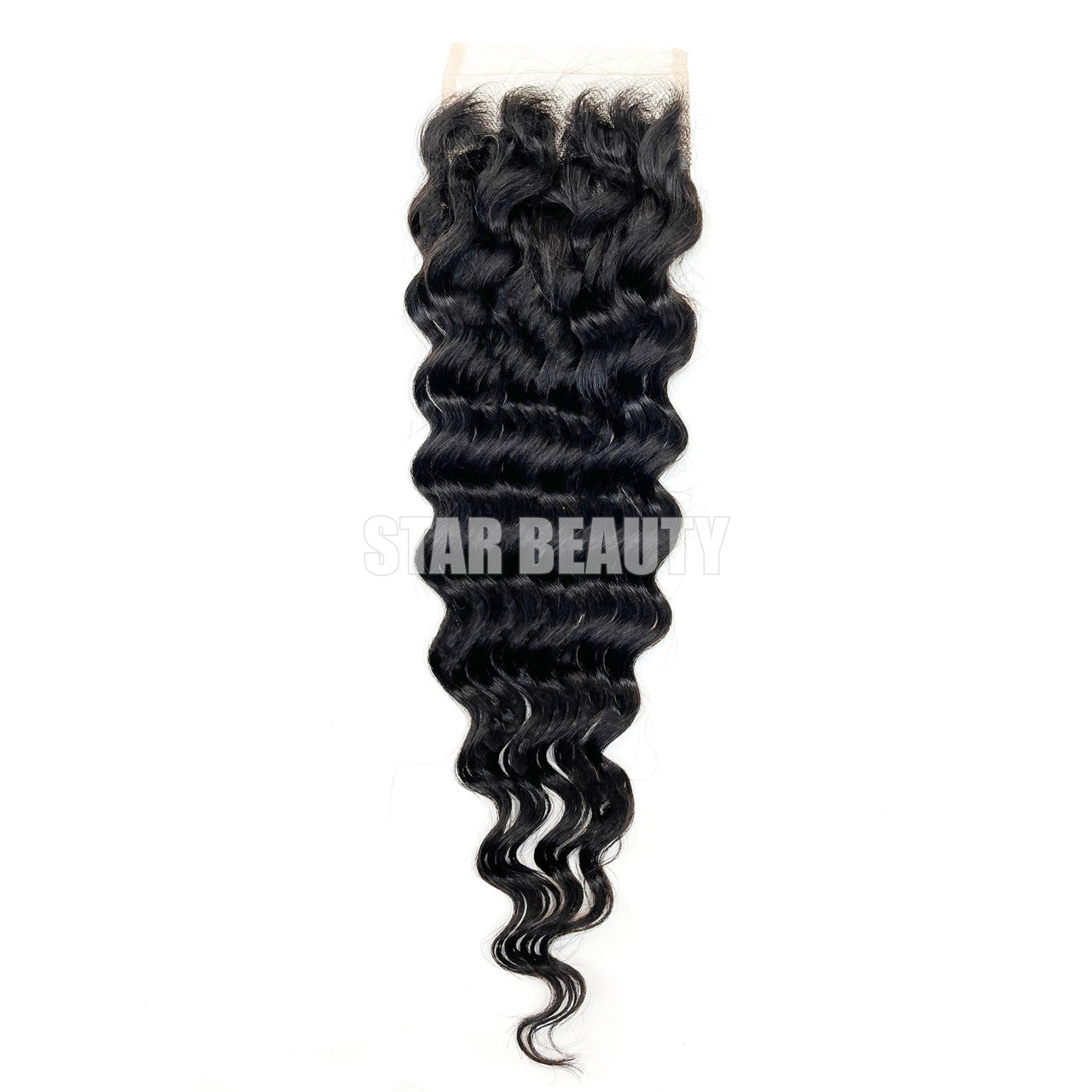 Silver Unprocessed 100% Virgin Remi Human Hair 4X4 HD Lace Closure - Deep Wave