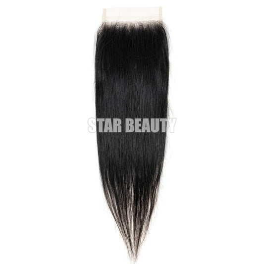 Silver Unprocessed 100% Virgin Remi Human Hair 4X4 HD Lace Closure - STRAIGHT