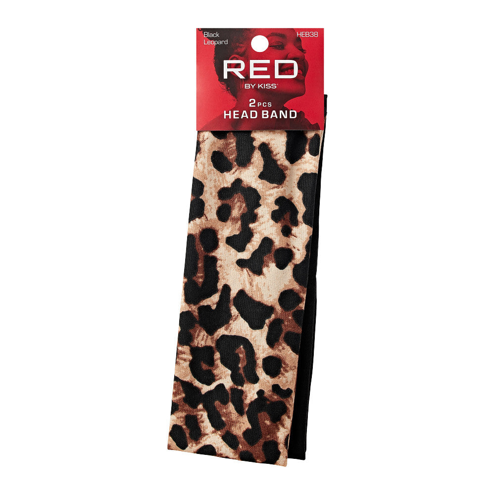 RED 60MM Cotton Headband (2pcs)