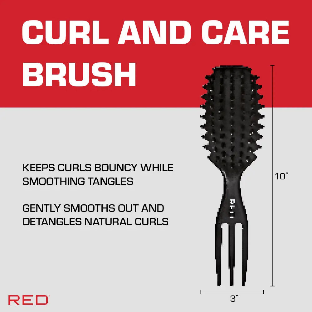RED Curl & Care 4-in-1 Detangle Brush