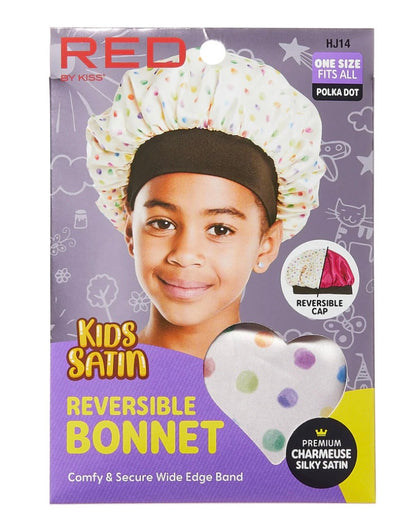 RED Kid's Hair Accessories [Bonnet, Shower Cap, Durag]