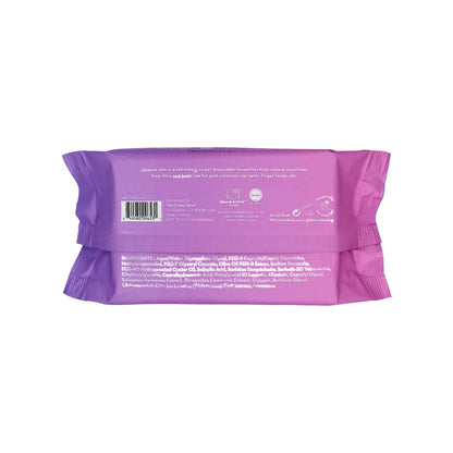 THE CREME SHOP Hello Kitty (Purple) 3-IN-1 Cleansing Towelettes - Watermelon (60ct)