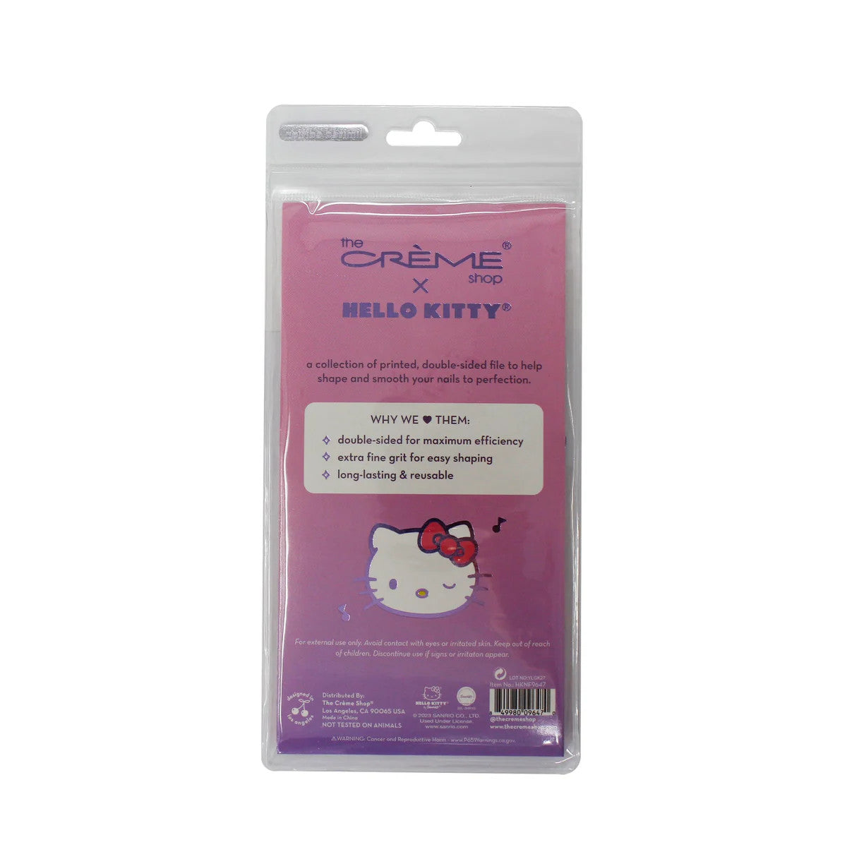 THE CREME SHOP Hello Kitty (Purple) Smooth Perfection Nail Files