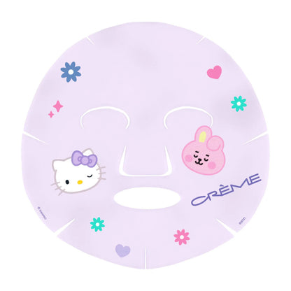 THE CREME SHOP BT21 Clear Cutie Printed Essence Sheet Mask (3 sheets)