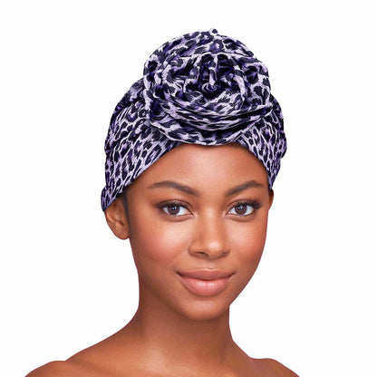 RED Top Knot Turban Luxury