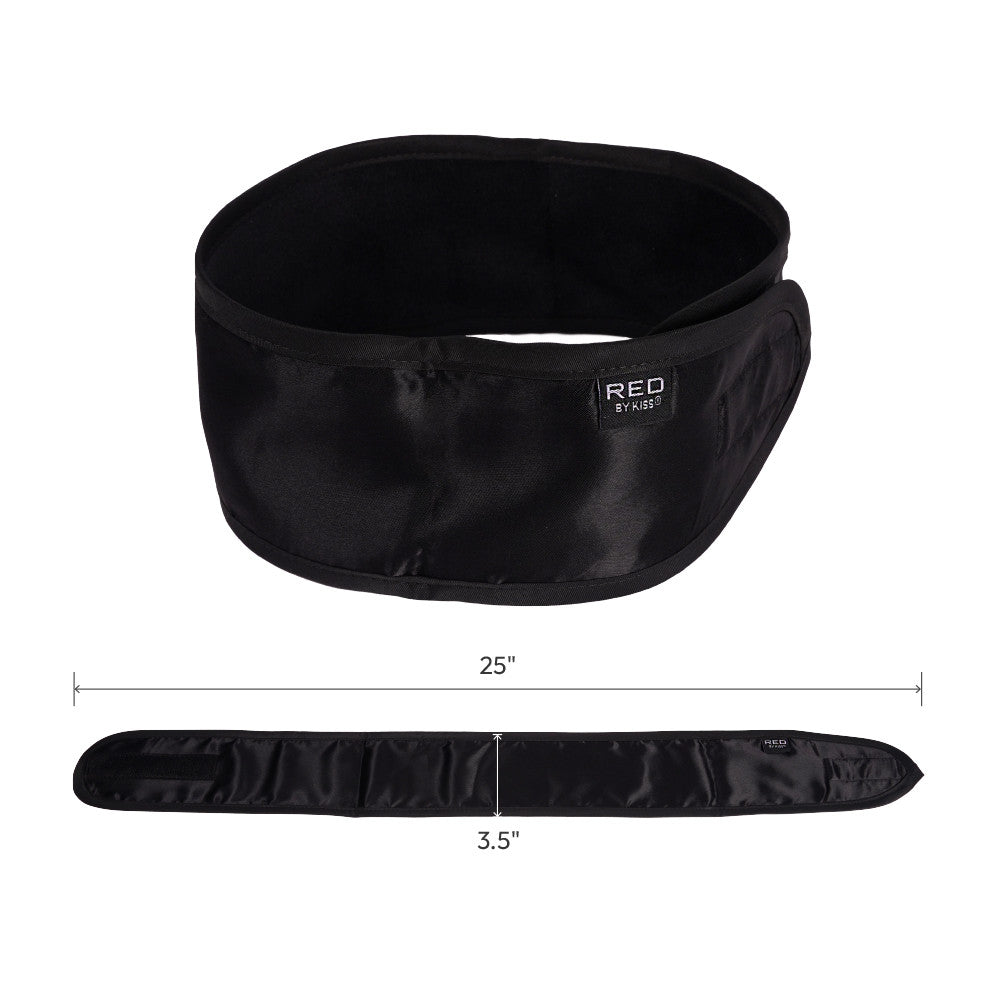 RED Velcro Spa Headband