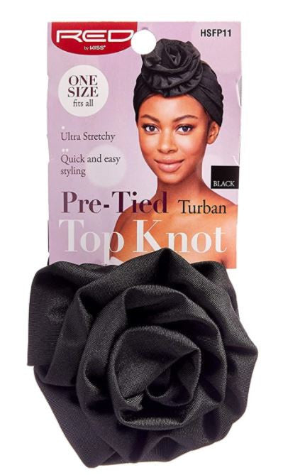 RED Satin Wrap Scarf & Turban
