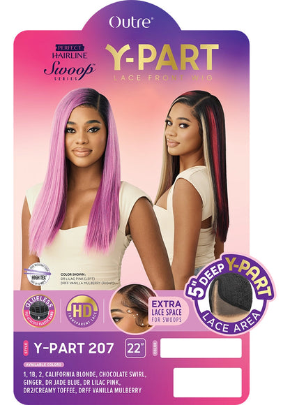 OUTRE Synthetic Perfect Hairline Swoop Series Glueless Lace Frontal Wig - Swoop Y-Part 207