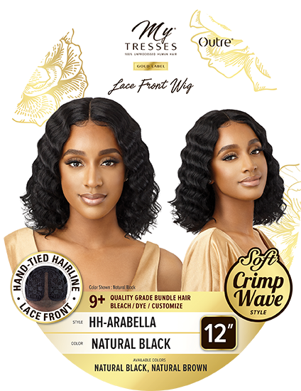 OUTRE Mytresses Gold Label 100% Unprocessed Human Hair Lace Front Wig HH-ARABELLA