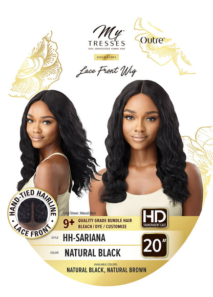 OUTRE Mytresses Gold Label 100% Unprocessed Human Hair Lace Front Wig HH-SARIANA