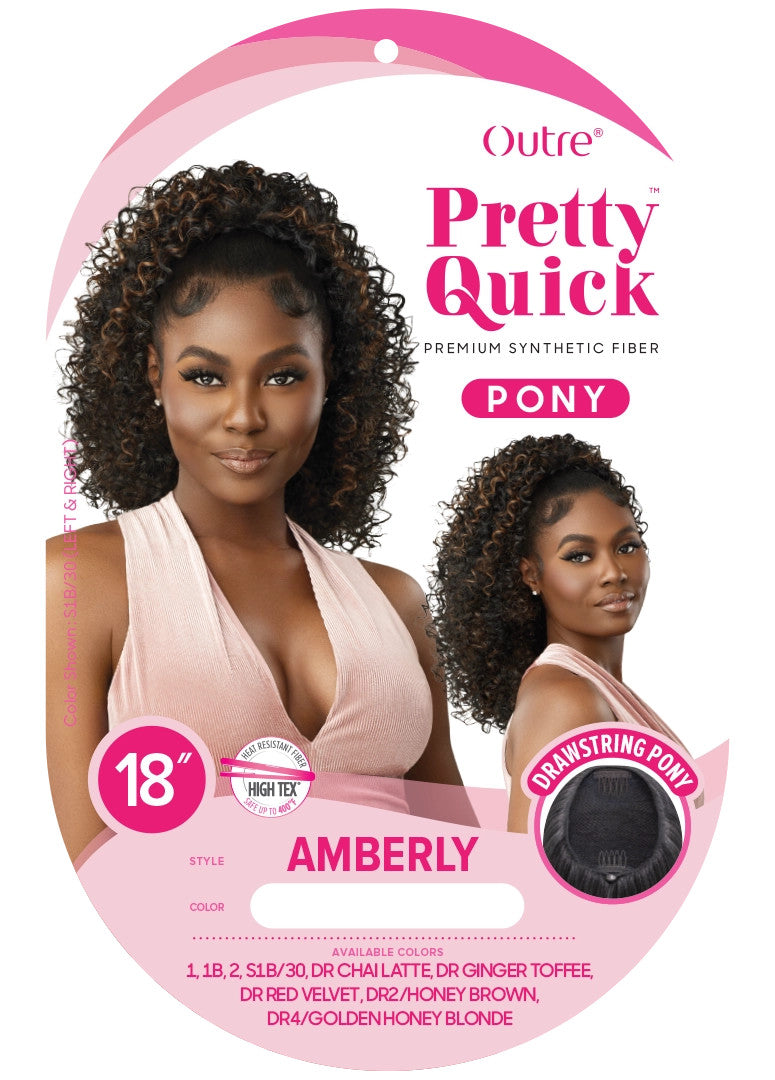OUTRE Synthetic Pretty Quick Pony - AMBERLY