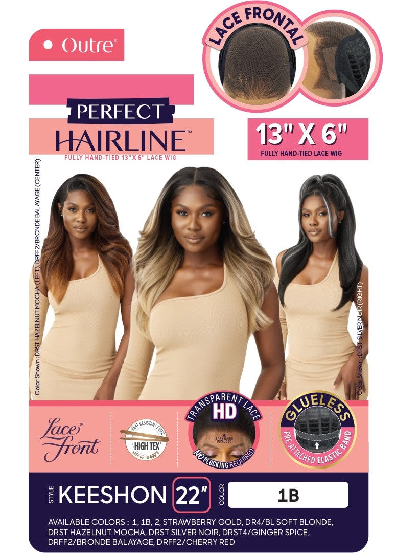 OUTRE Perfect Hairline Synthetic HD Lace Wig - Keeshon
