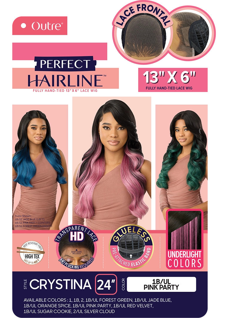 OUTRE Perfect Hairline Synthetic HD Lace Wig - CRYSTINA