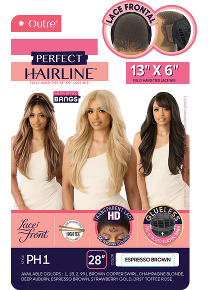 OUTRE Perfect Hairline Synthetic 13x6 HD Lace Front Wig - PH 1