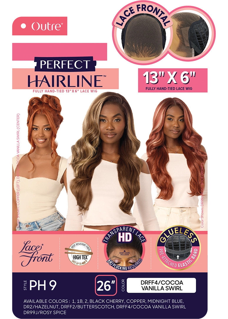 OUTRE Perfect Hairline Synthetic HD Lace Wig - PH 9