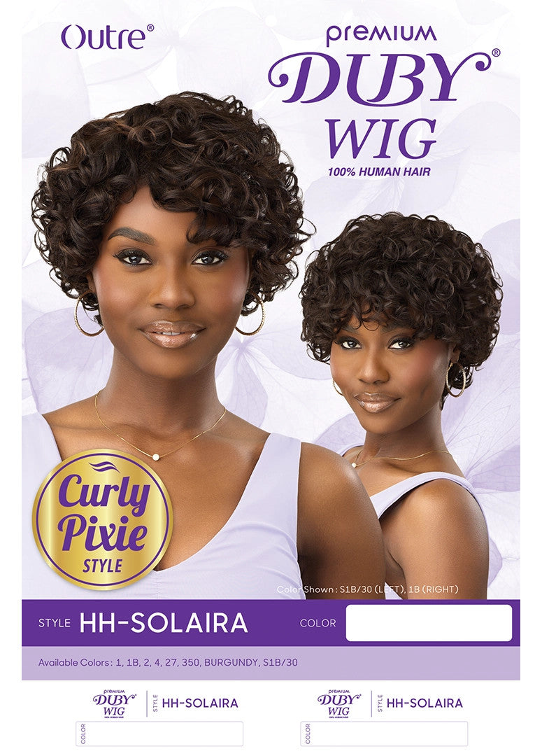 OUTRE DUBY Human Hair Premium Full Wig HH-SOLAIRA