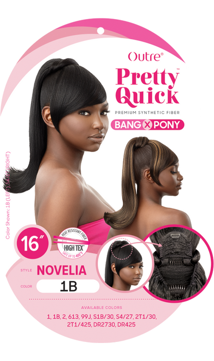 OUTRE Synthetic Pretty Quick Pony  - NOVELIA