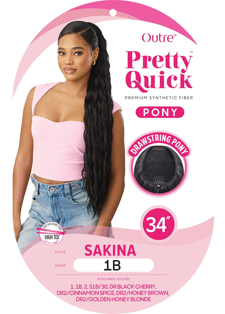 OUTRE Synthetic Pretty Quick Pony - Sakina