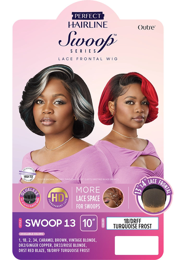 OUTRE Synthetic Perfect Hairline Swoop Series Glueless Lace Frontal Wig - Swoop 13