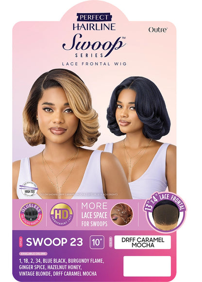 OUTRE Synthetic Perfect Hairline Swoop Series Glueless Lace Frontal Wig - Swoop 23