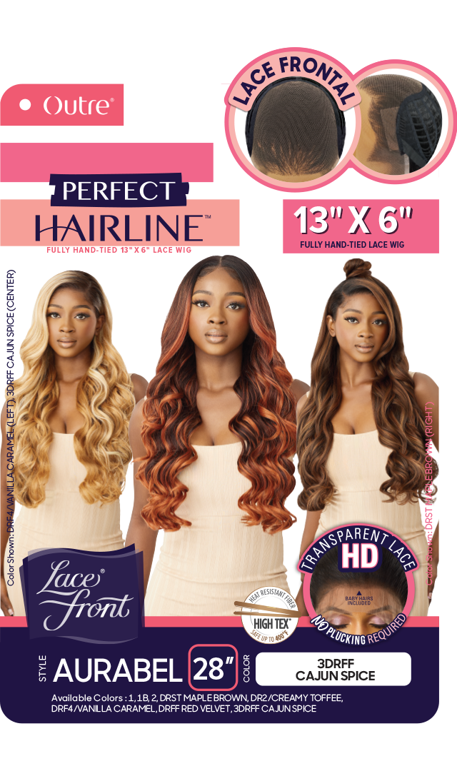 OUTRE Perfect Hairline Synthetic HD Lace Wig - AURABEL