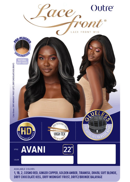 OUTRE HD Transparent Lace Front Wig - AVANI
