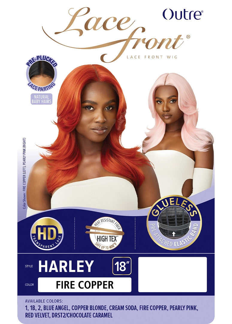 OUTRE HD Transparent Lace Front Wig - HARLEY