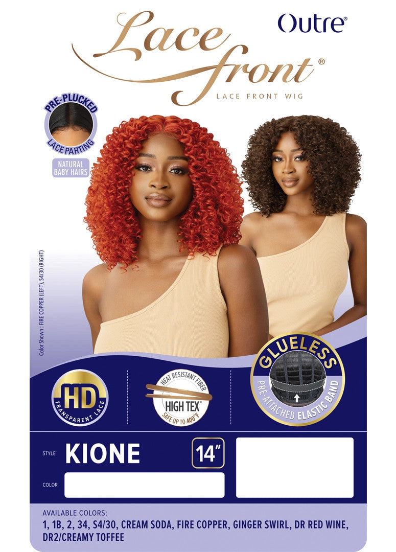 OUTRE HD Transparent Lace Front Wig - KIONE