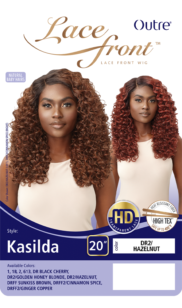 OUTRE HD Transparent Lace Front Wig - KASILDA